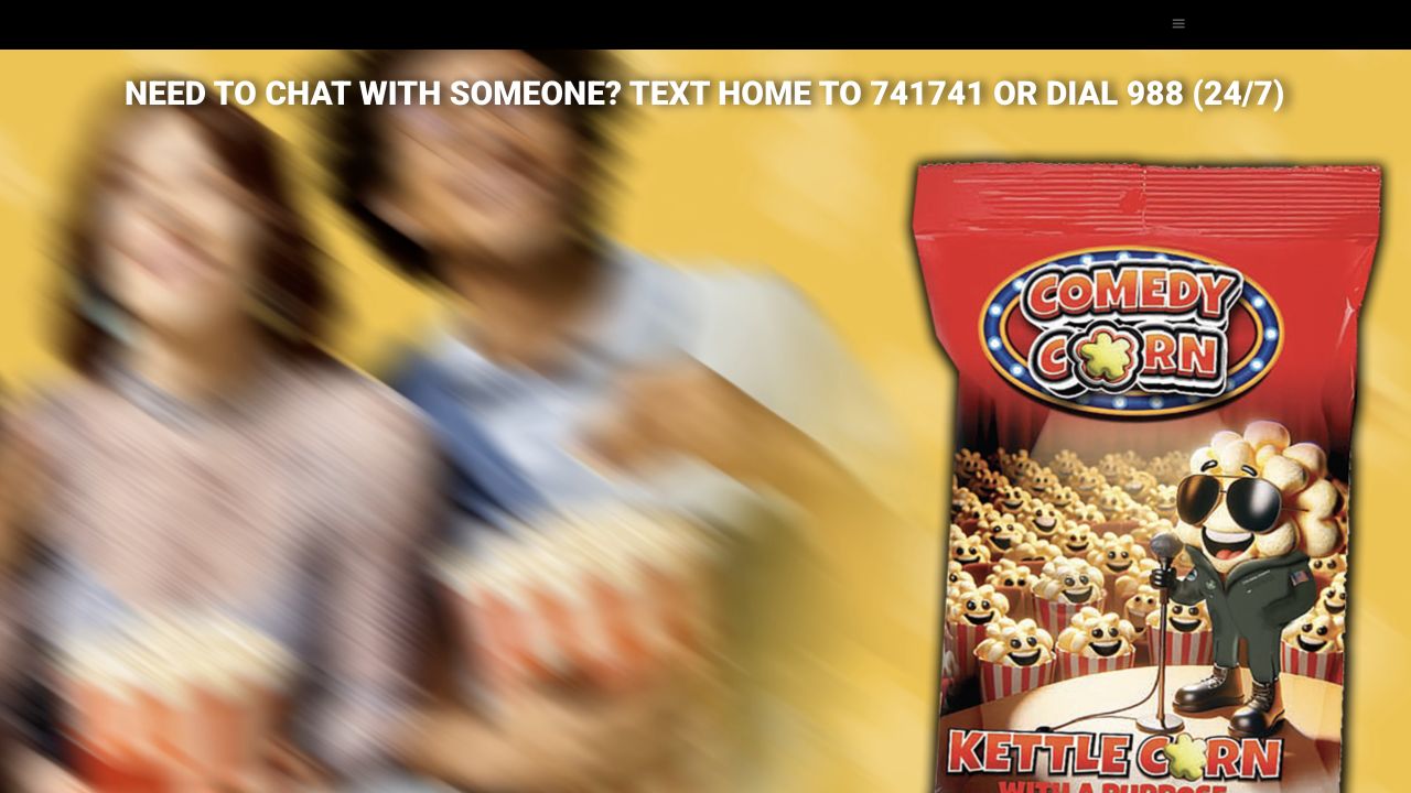 Comedy Corn website preview