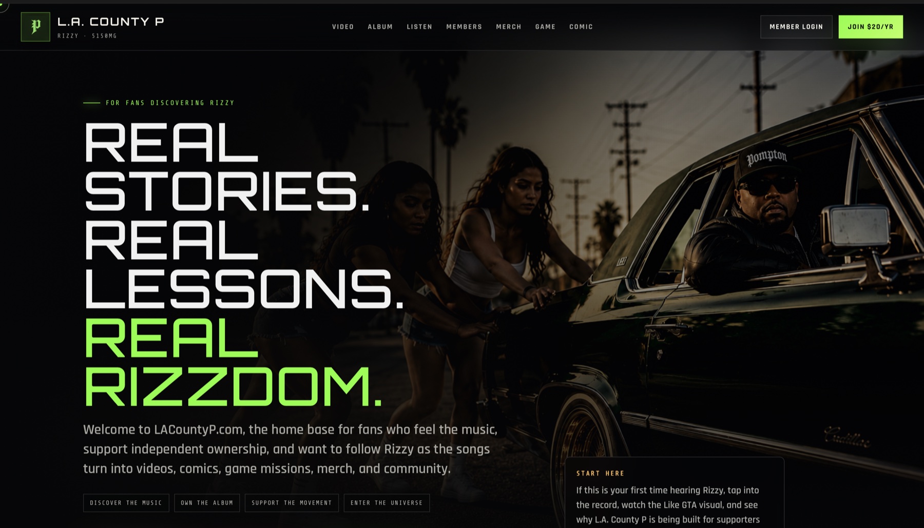 LACountyP.com website preview